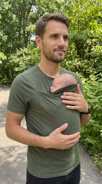 PapaTee™ Baby Pouch Shirt