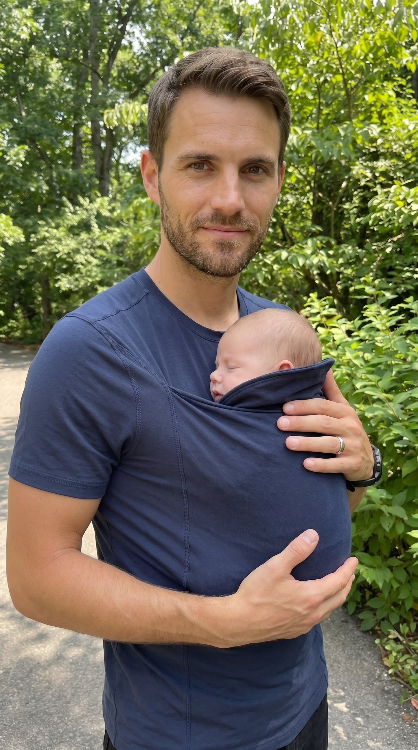 PapaTee™ Baby Pouch Shirt